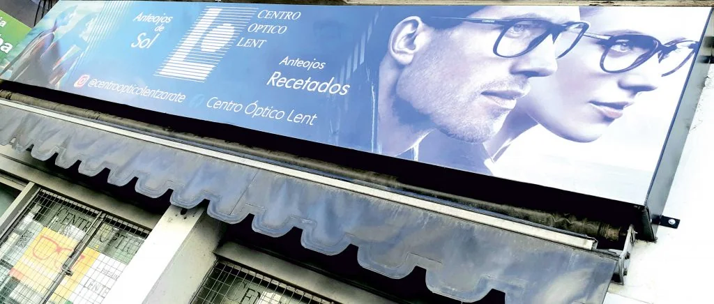 Trabajo de cartel lona